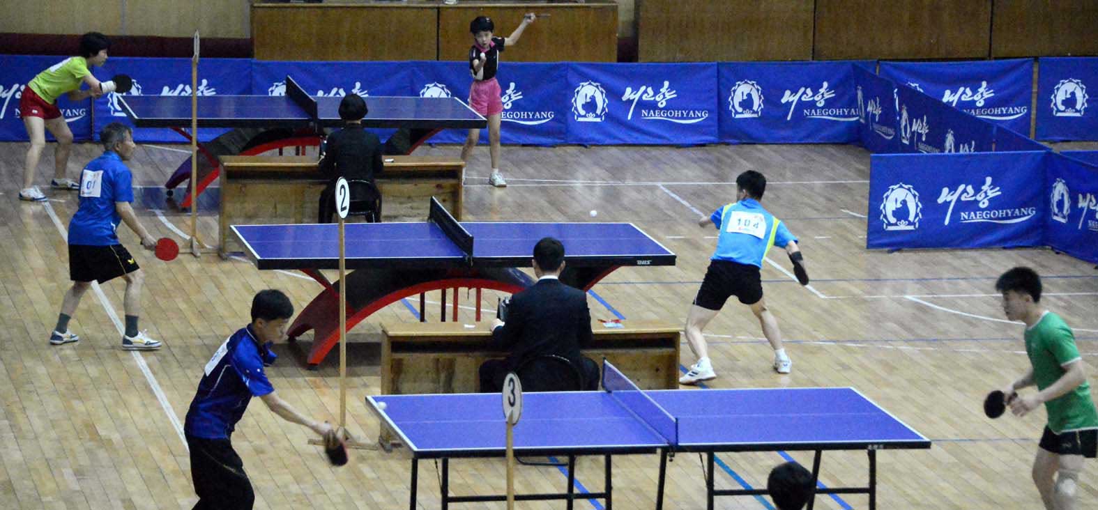 2-2016년 봄철장애자 및 애호가탁구경기에 참가한 조선의 장애자들