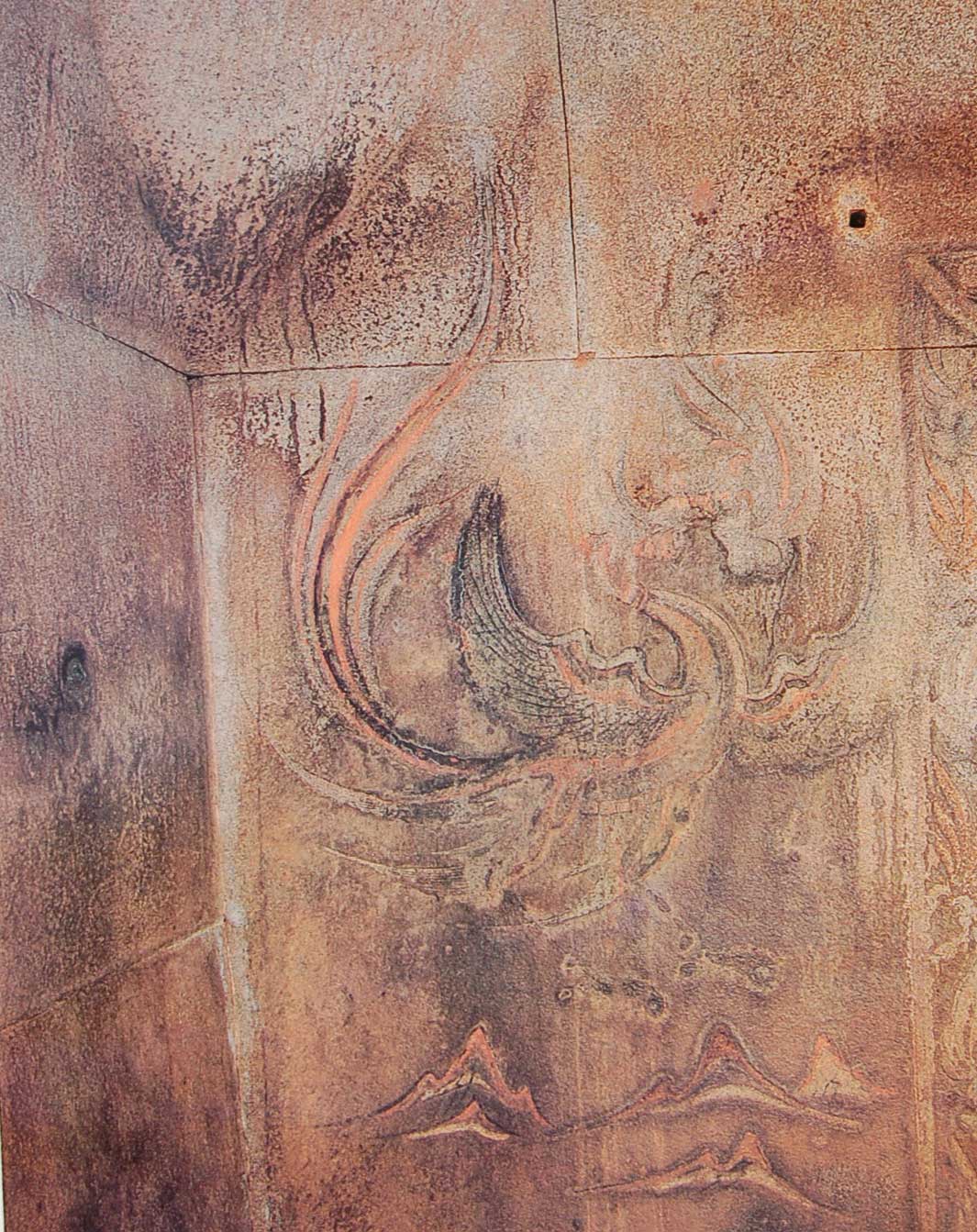 0-큰무덤안칸 남벽동쪽부분의 주작