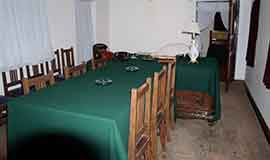 The table used by President Kim Il Sung (Jonsung Revolutionary Site)