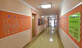 Corridor of Pyongyang Orphans’ Secondary School