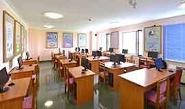 room for IT studies at Pyongyang Orphans’ Secondary School