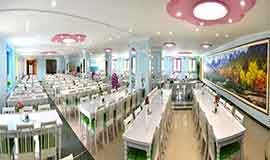 dining hall of Pyongyang Orphans’ Secondary School