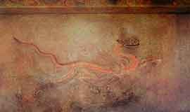 중무덤안칸동벽 청룡