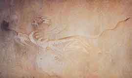 중무덤안칸서벽 백호