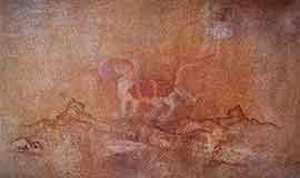 중무덤안칸북벽 현무