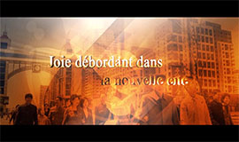 Joie débordant dans la nouvelle cité