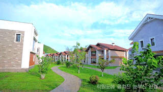 락원포에 펼쳐진 눈부신 선경